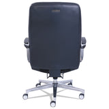 La-Z-Boy® Commercial 2000 High-Back Executive Chair, Dynamic Lumbar Support, Supports 300lb, 20" to 23" Seat Height, Black, Silver Base (LZB48957) Each