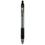 Zebra® Z-Grip Ballpoint Pen, Retractable, Medium 1 mm, Black Ink, Clear/Black Barrel, 12/Pack (ZEB22210) Box of 12