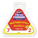 TREND® Three-Corner Flash Cards, Multiplication/Division, 5.5 x 5.5, 48/Set (TEPT1671) Each