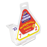 TREND® Three-Corner Flash Cards, Multiplication/Division, 5.5 x 5.5, 48/Set (TEPT1671) Each