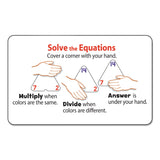 TREND® Three-Corner Flash Cards, Multiplication/Division, 5.5 x 5.5, 48/Set (TEPT1671) Each