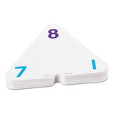 TREND® Three-Corner Flash Cards, Addition/Subtraction, 5.5 x 5.5, 48/Set (TEPT1670) Each