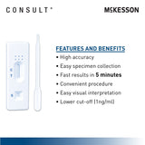 McKesson Consult™ Drugs of Abuse Test Kit Fentanyl 25 Tests CLIA Waived (1246107_KT) 1/KT