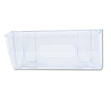 deflecto® Magnetic DocuPocket Wall File, Legal/Letter Size, 15" x 3" x 6.38", Clear (DEF50101) Each
