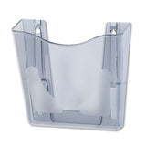 deflecto® Euro-Style DocuPocket Portrait Wall File, A4/Legal/Letter/Magazines/Portfolio Size, 10.25" x 4" x 10", Smoke (DEF63002) Each