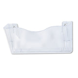 deflecto® Euro-Style DocuPocket Landscape Wall File, Larger Files/Tabloid Size, 15" x 4" x 6.63", Clear (DEF63101) Each