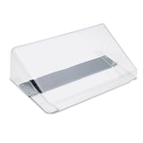 deflecto® Magnetic DocuPocket Wall File, Letter Size, 13" x 4" x 7", Clear (DEF73101) Each