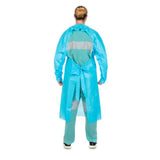 Cardinal Health™ Protective Procedure Gown One Size Fits Most Blue NonSterile Not Rated Disposable (449964_CS) 75/CS
