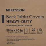 McKesson Table Drape 50 X 90 Inch For Back Table (1130794_PK) 1/PK