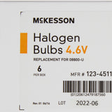 McKesson Vaginal Specula Replacement Bulb Halogen 4.6 Volt 3 Watt (855140_EA) 1/EA