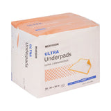 McKesson Ultra Disposable Underpad 30 X 30 Inch Fluff / Polymer Heavy Absorbency (730984_CS) 100/CS