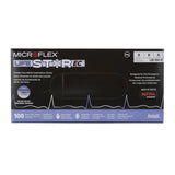 LifeStar™ EC Exam Glove Medium NonSterile Nitrile Extended Cuff Length Textured Fingertips White / Blue Fentanyl Tested (1086857_CS) 1000/CS