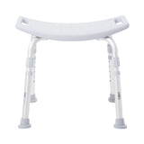 McKesson Bath Bench Without Arms Aluminum Frame Without Backrest 19-1/4 Inch Seat Width 300 lbs. Weight Capacity (1073632_CS) 4/CS