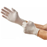 Positive Touch® Exam Glove Medium NonSterile Latex Standard Cuff Length Fully Textured Ivory Not Rated (352636_EA) 1 Pair