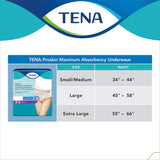 TENA® ProSkin™ Protective Female Adult Absorbent Underwear Pull On with Tear Away Seams Small / Medium Disposable Moderate Absorbency (1135407_CS) 80/CS