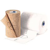 TwoPress® 2 Lite 2 Layer Compression Bandage System with Visible Indicators 4 Inch X 7.1 Yard / 4 Inch X 8.9 Yard Self-Adherent Closure Tan / White NonSterile Standard Compression (1198254_KT) 1/KT