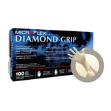 Diamond Grip™ Exam Glove X-Large NonSterile Latex Standard Cuff Length Textured Fingertips White Not Rated (307874_CS) 1000/CS