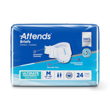 Attends® Advanced Unisex Adult Incontinence Brief Medium Disposable Heavy Absorbency (950223_CS) 96/CS