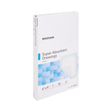 McKesson Super Absorbent Dressing 6 X 9 Inch Rectangle (682971_BX) 10/BX