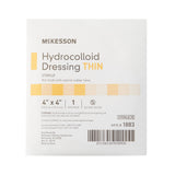 McKesson Thin Hydrocolloid Dressing Film Backing 4 X 4 Inch Square Hydrocolloid / Film (882982_EA) 1/EA