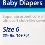 Cardinal Health™ Wings™ Unisex Baby Diaper Size 6 / 2X-Large Disposable Heavy Absorbency (724687_CS) 144/CS