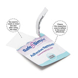 Safe N Simple Adhesive Remover Wipe (895484_BX) 50/BX