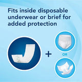 TotalDry™ Incontinence Liner 11 Inch Length Moderate Absorbency Polymer Core One Size Fits Most (1122514_CS) 180/CS