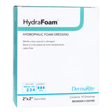 HydraFoam™ Foam Dressing 2 X 2 Inch Without Border Waterproof Backing Nonadhesive Square Sterile (719721_BX) 10/BX