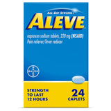 Aleve® Pain Relief 220 mg Strength Naproxen Sodium Caplet 24 per Bottle (1194961_BT) 1/BT