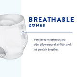Prevail® Breezers® Unisex Adult Incontinence Brief X-Large Disposable Heavy Absorbency (682565_PK) 1/PK