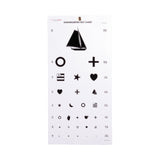 McKesson Preschool Eye Test Chart 20 Foot Distance Acuity Test (1038454_BG) 5/BG