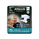 Attends® Premier Unisex Adult Incontinence Brief X-Large Disposable Heavy Absorbency (1128075_CS) 40/CS
