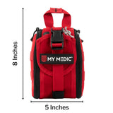 My Medic™ TFAK Trauma First Aid Kit Red Nylon Bag (1207732_EA) 1/EA