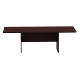 Alera® Alera Valencia Series Conference Table, Rectangular, 94.5w x 41.38d x 29.5h, Mahogany (ALEVA719642MY) Each