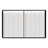 AT-A-GLANCE® Four-Person Group Undated Daily Appointment Book, 10.88 x 8.5, Black Cover, 12-Month (Jan to Dec): Undated (AAG8031005) Each