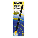 Dixon® China Marker, Blue, Dozen (DIX00080) Case of 12