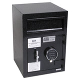 FireKing® Depository Security Safe, 0.95 cu ft, 14 x 15.5 x 20, Black (FIRSB2014BLEL) Each