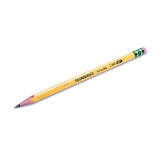 Ticonderoga® Tri-Write Triangular Pencil, HB (#2), Black Lead, Yellow Barrel, Dozen (DIX13856) 1 Dozen