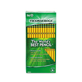 Ticonderoga® Pencil Value Pack, HB (#2), Black Lead, Yellow Barrel, 96/Pack (DIX13872) Pack of 96