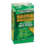 Ticonderoga® Pencil Value Pack, HB (#2), Black Lead, Yellow Barrel, 96/Pack (DIX13872) Pack of 96