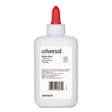 Universal® Washable White Glue, 4 oz, Dries Clear, 3/Pack (UNV46064) Pack of 3