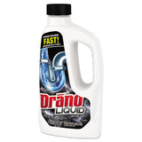 Drano® Liquid Drain Cleaner, 32 oz Safety Cap Bottle, 12/Carton (SJN335712) Case of 12