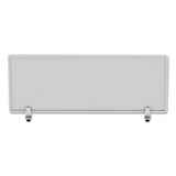Alera® Polycarbonate Privacy Panel, 47w x 0.5d x 18h, Silver/Clear (ALEPP4718) Each