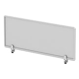 Alera® Polycarbonate Privacy Panel, 47w x 0.5d x 18h, Silver/Clear (ALEPP4718) Each