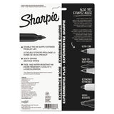 Sharpie® Super Permanent Marker, Fine Bullet Tip, Black, 6/Pack (SAN33666PP) Pack of 6