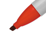 Sharpie® Chisel Tip Permanent Marker, Medium Chisel Tip, Red, Dozen (SAN38202) 1 Dozen
