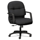 HON® Pillow-Soft 2090 Series Managerial Mid-Back Swivel/Tilt Chair, Supports Up to 300 lb, 17" to 21" Seat Height, Black (HON2092CU10T) Each