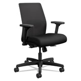 HON® Ignition 2.0 4-Way Stretch Low-Back Mesh Task Chair, Supports Up to 300 lb, 16.75" to 21.25" Seat Height, Black (HONITLMK1MC10B) Each
