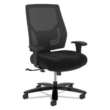 HON® Crio Big and Tall Mid-Back Task Chair, Supports Up to 450 lb, 18" to 22" Seat Height, Black (BSXVL585ES10T) Each