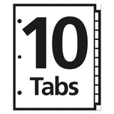 Avery® Table 'n Tabs Dividers, 10-Tab, Letter (AVE11671) Set of 10
